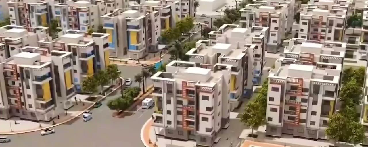 تصور للعمائر السكنية ضمن مدينة أحلام